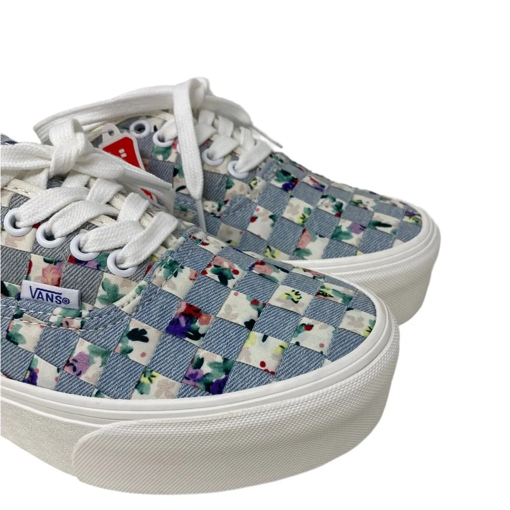💖MEGA SALE💖VANS Authentic Stacker Woven Floral Women’s Platform VN0A5KXXAZA
